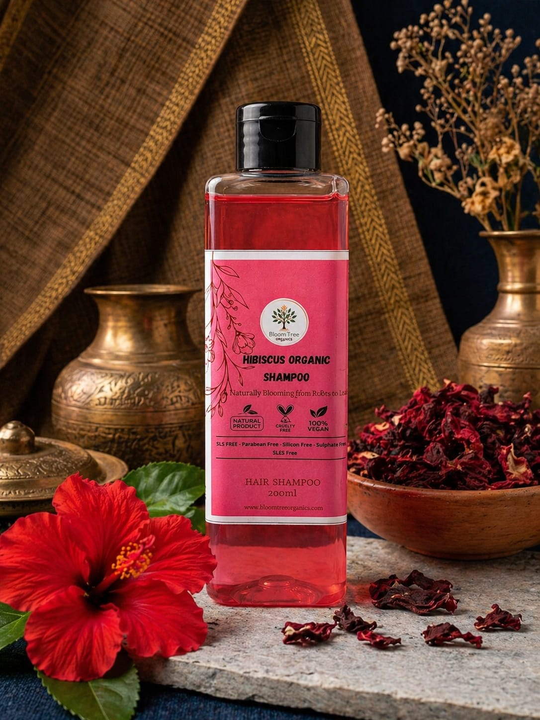 Benefits of Hibiscus Shampoo for Stronger & Healthier Hair | BloomTree Organics