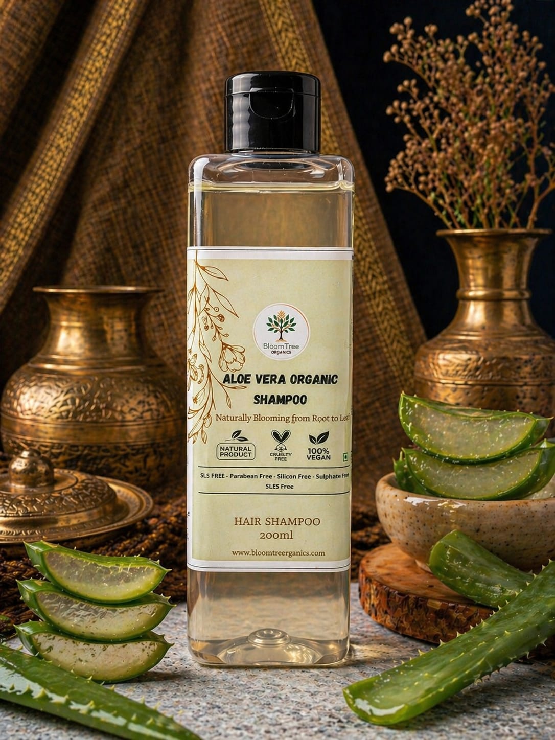 BloomTree Aloe Vera Organic Shampoo