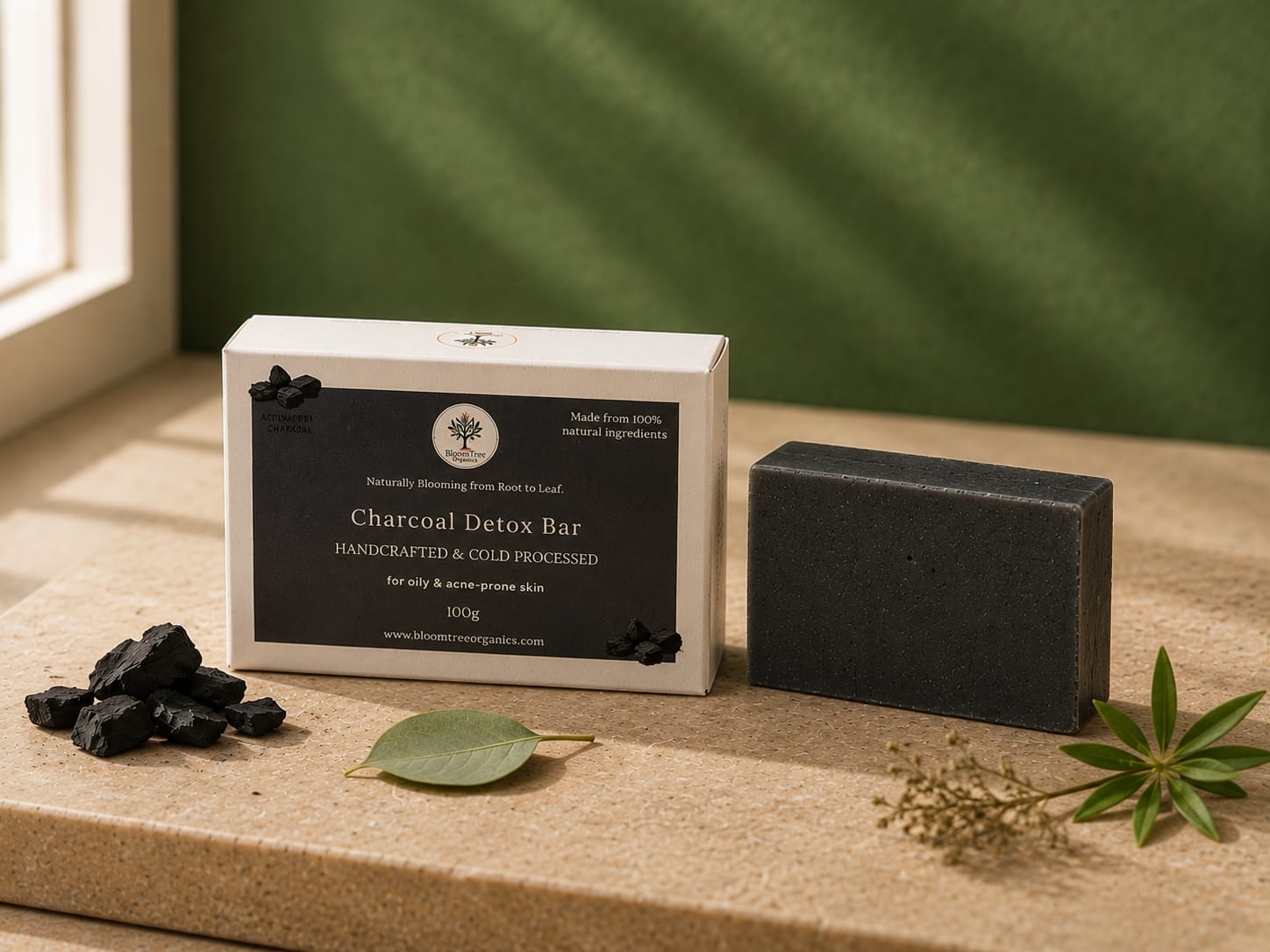 BloomTree Charcoal Detox Bar